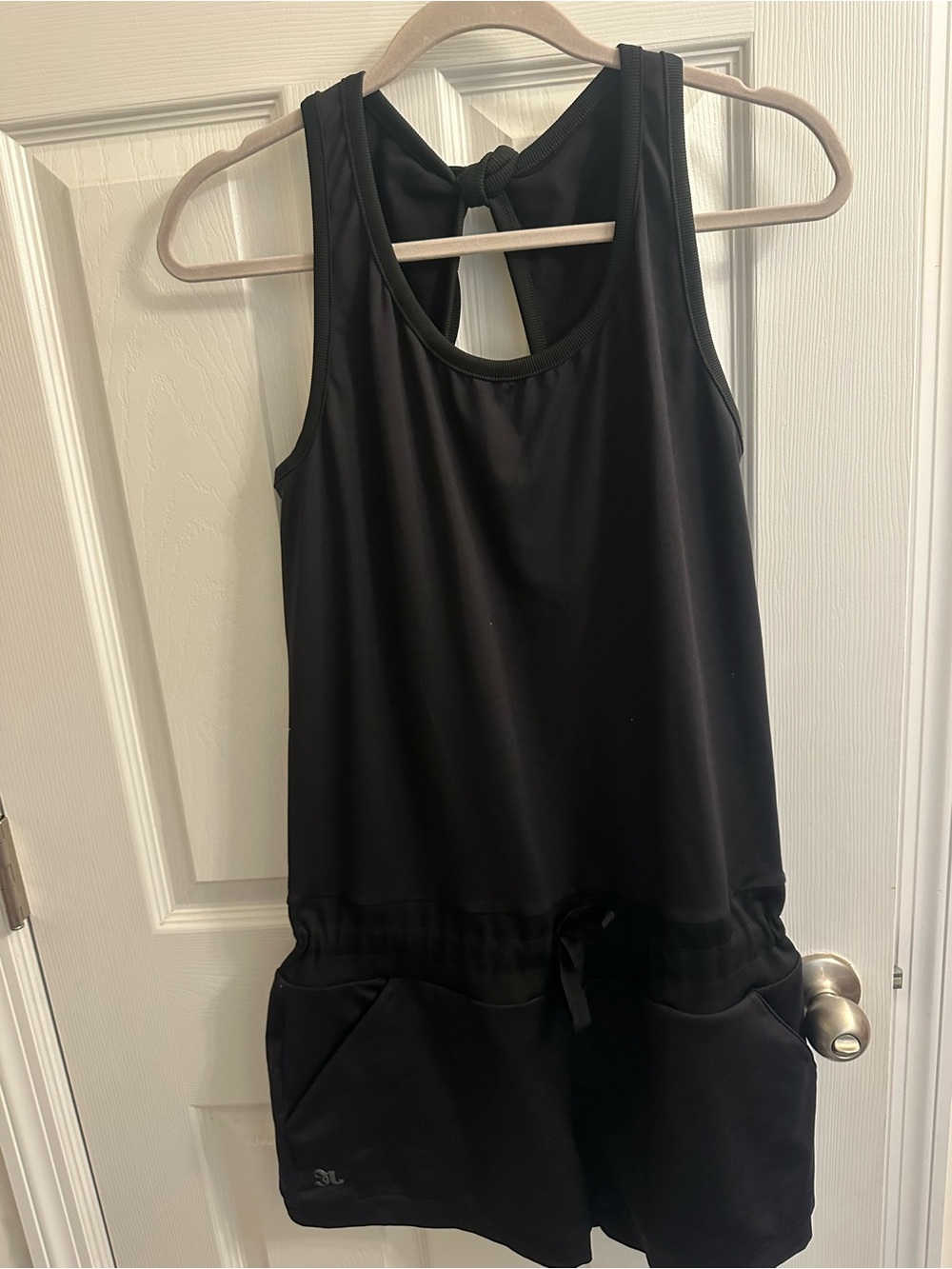 Jo&Jax Adult size Large women’s Black Dance Romper Dancewear One Piece